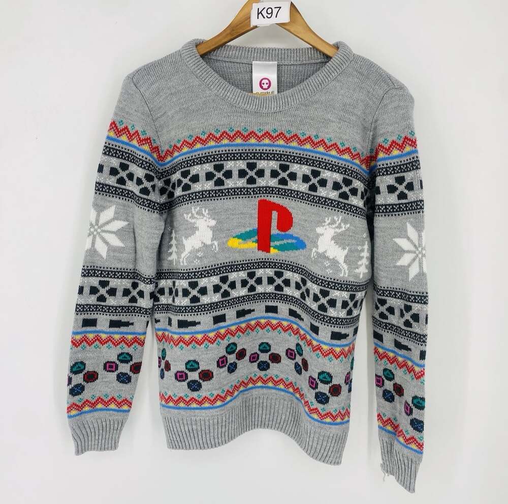 Numskull Nintendo Console Ugly Christmas Sweater Jumper Small Gamer Holiday